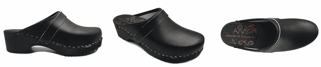 AM-Toffeln 100 Clogs in Black